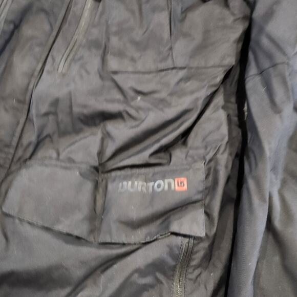 Burton Dryride Mens XL Black Hooded Shell Distraction Ski Snowboard Jacket - Picture 5 of 16